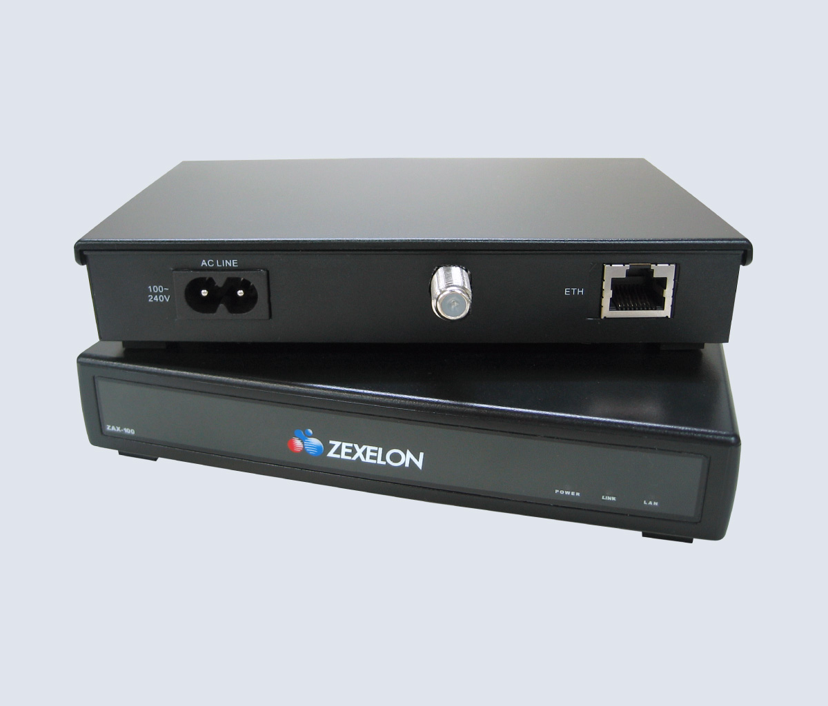 ZEXELON 高速同軸モデム 子機 大容量データ高効率処理機能搭載