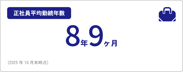 正社員平均勤続年数